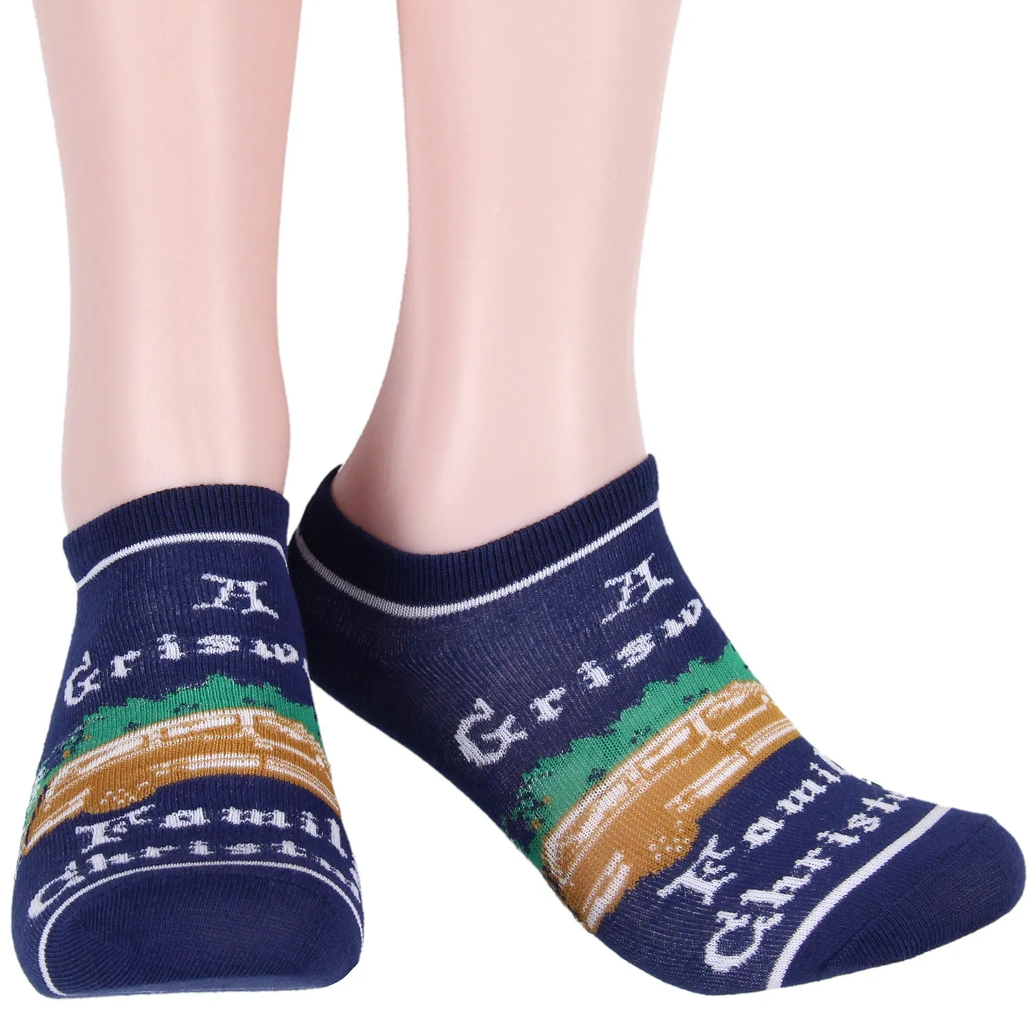 National Lampoon Christmas Vacation Adult Mix and Match Ankle Socks 5 Pk