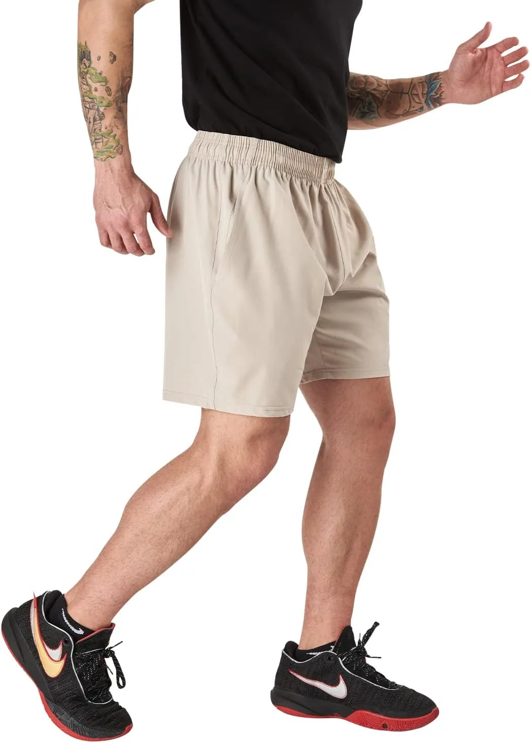 Ultra Performance Mens Workout Gym Shorts Men Casual 4 Pack Quick Dry Men's Athletic Running Shorts for Men 7 Inch Inseam