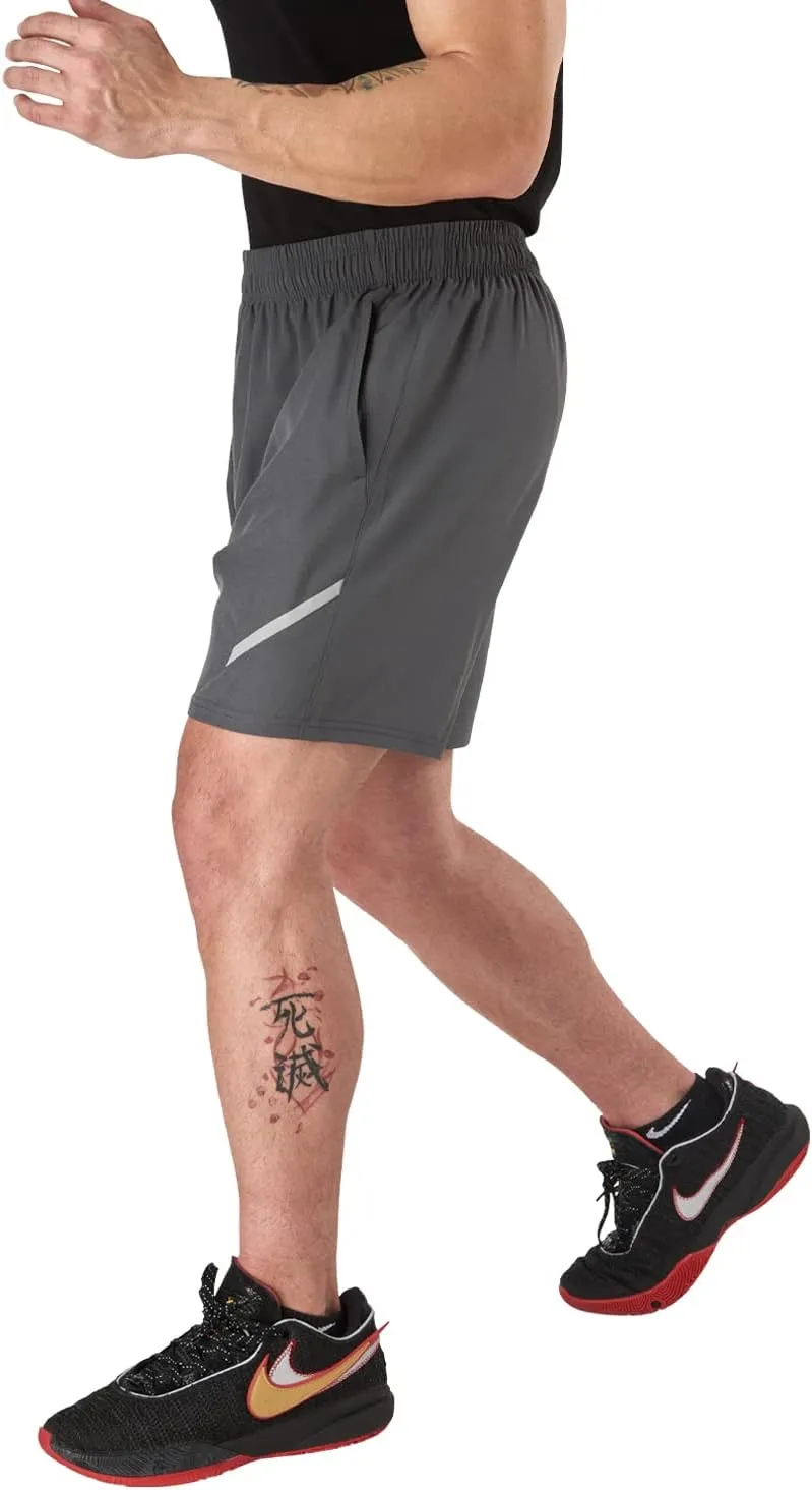 Ultra Performance Mens Workout Gym Shorts Men Casual 4 Pack Quick Dry Men's Athletic Running Shorts for Men 7 Inch Inseam
