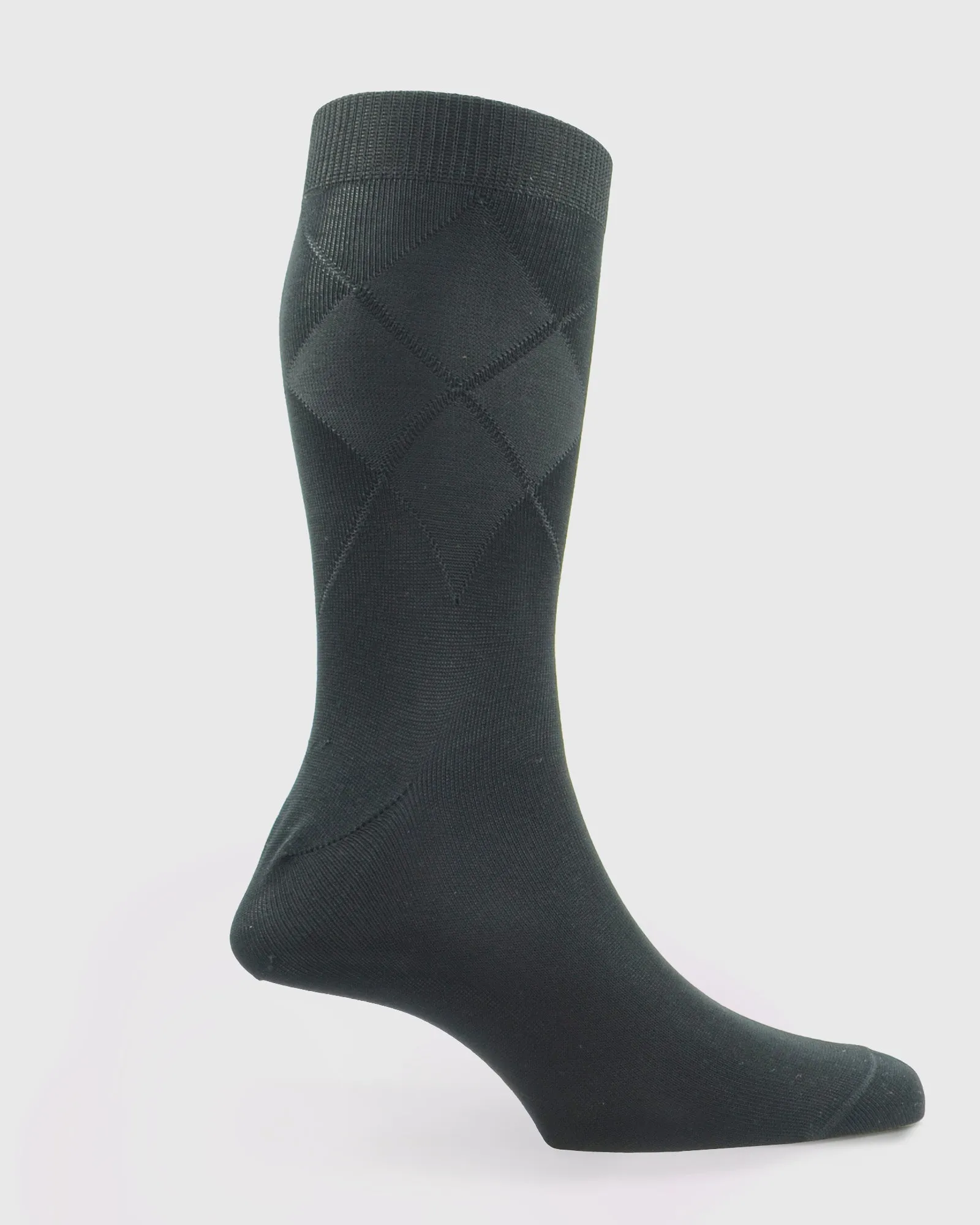VISCONTI A238V TEXTURED CHARCOAL SOCKS