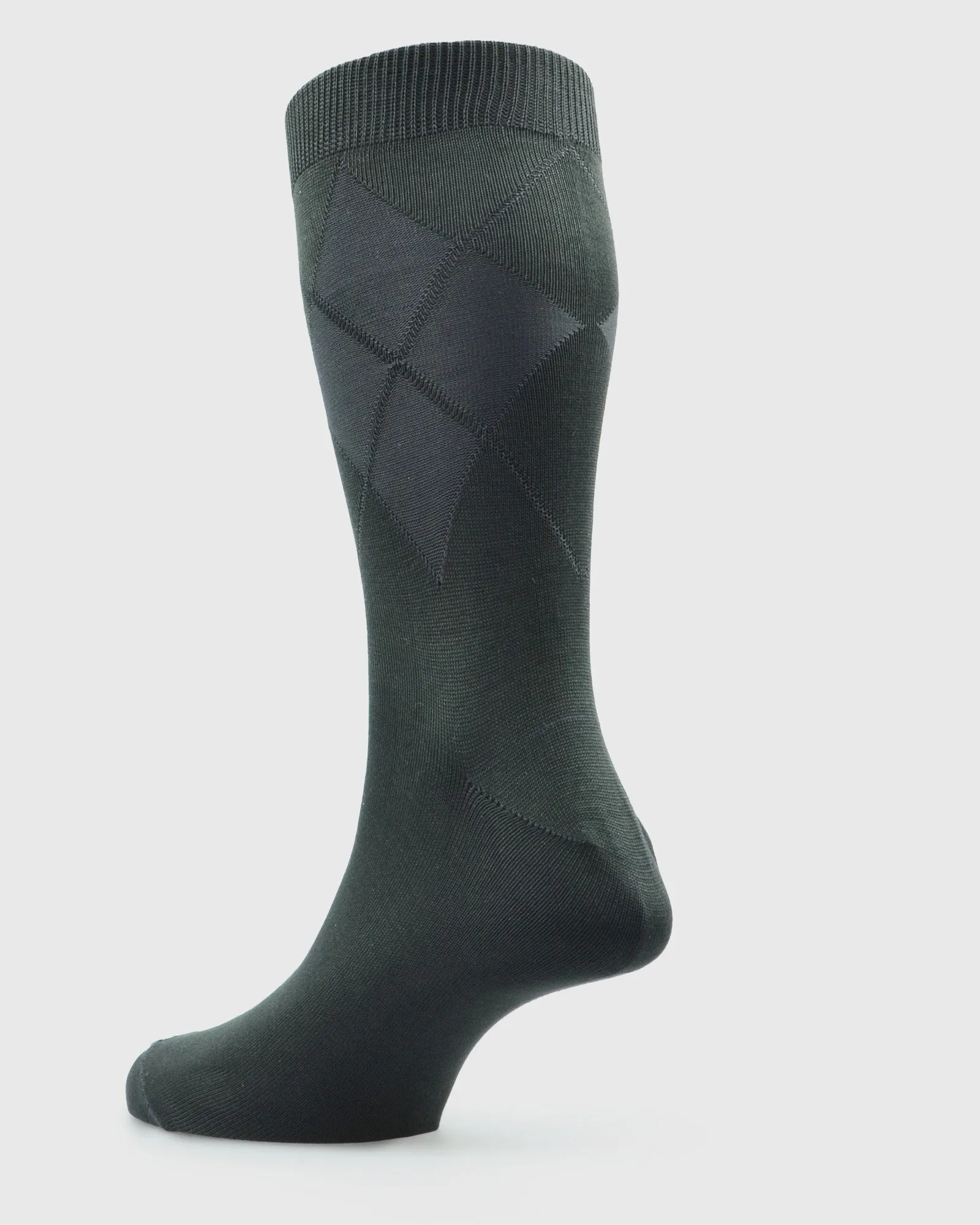 VISCONTI A238V TEXTURED CHARCOAL SOCKS